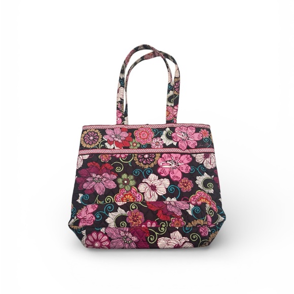 Vera Bradley Pink and Purple Floral Tote - Picture 2 of 3